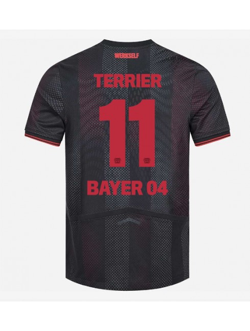 Bayer Leverkusen Martin Terrier #11 Replika Hemmakläder 2025-26 Kortärmad Bayer Leverkusen Martin Terrier #11 Replika Hemmakläder 2025-26 Kortärmad